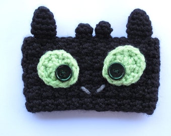 Tasse à café dragon au crochet Cosy