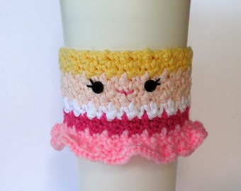 Sleeping Beauty Inspired Crochet Coffee Cup Cozy