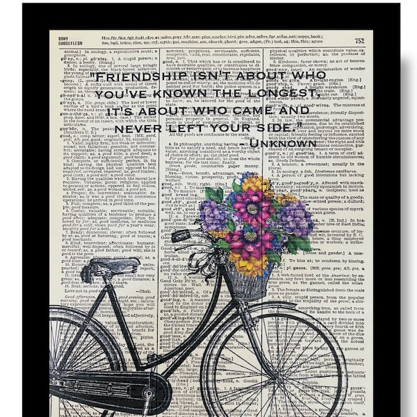 Friendship Quote, Friends Gift Ideas, Friend never left your side, Best Friend Quote, Friendship Wall Print, Gift For Best Friend, 8x10 Size