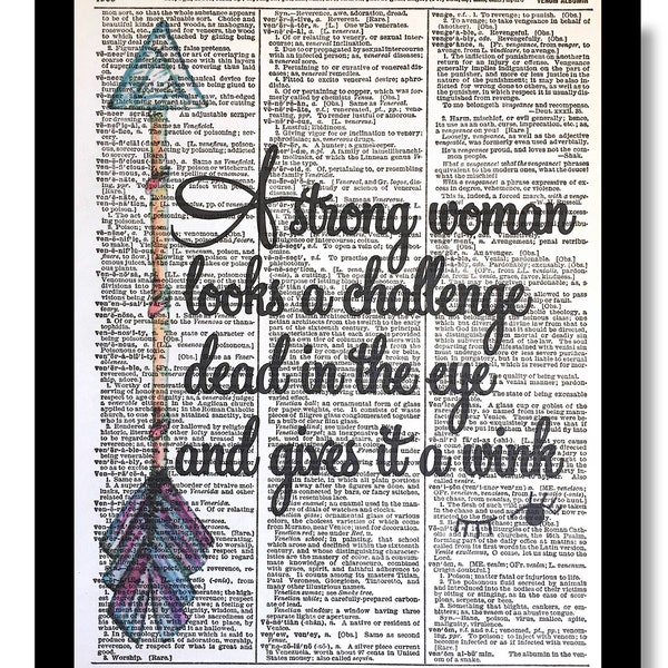 Affirmation Art, Inspiration Quote, Women Empowerment Print, Boho Arrows, Watercolor Art Print, Women Quotes, Girlfriend Gifts, Girl Prints