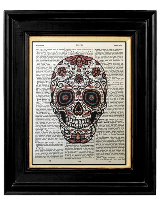 Sugar Skull Day Of The Dead Skeleton Art Humor Image 0