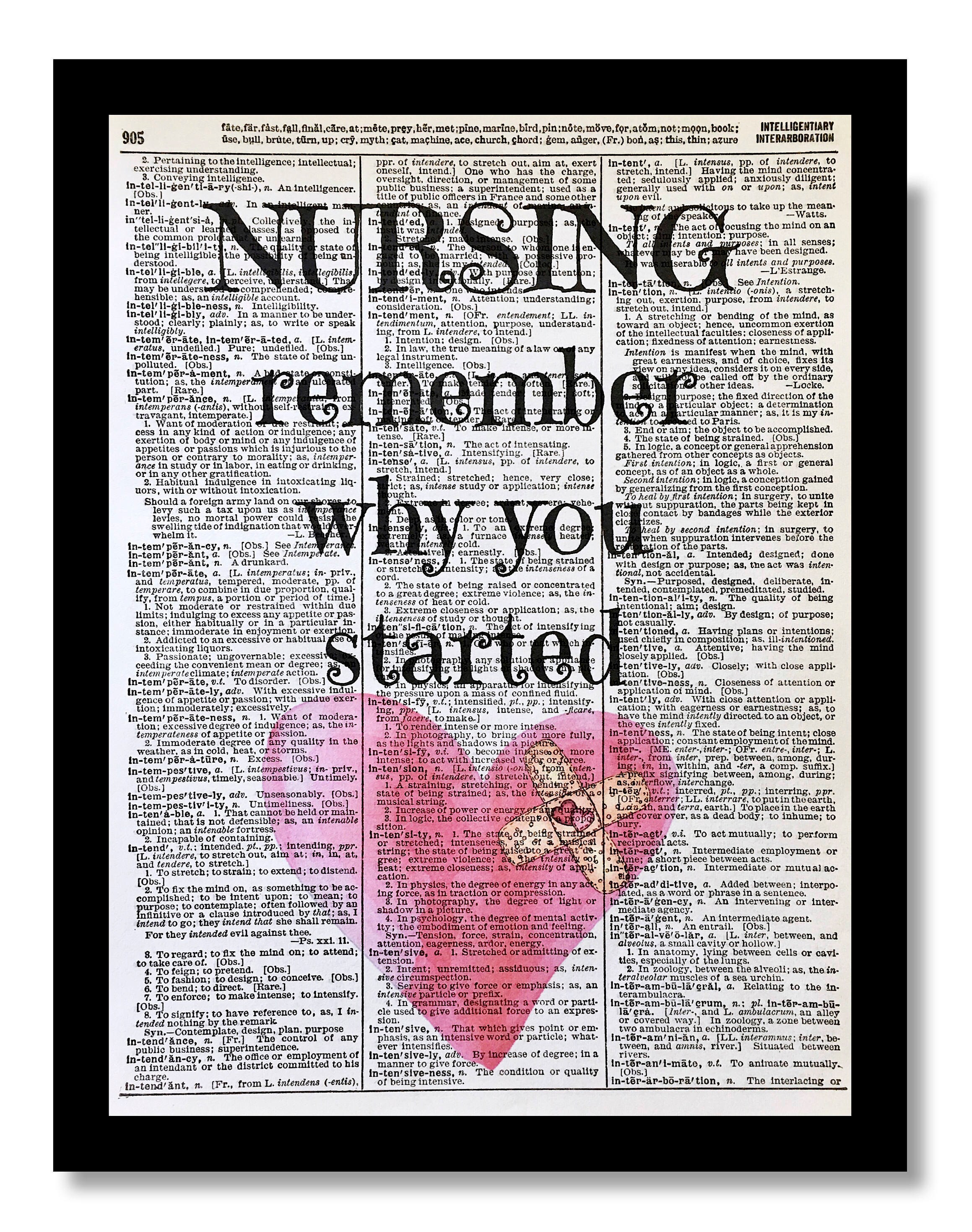 Nursing Print, Remember Why You Started , Gifts for Nurses, Nursing, RN  Gift Ideas, Gift for Rn's, Registered Nurse Gifts, Nurse Quote - Etsy, image size:2318x2940
