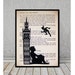 When Wendy Grew up, Peter Pan And Wendy Vintage Book Page Print, Peter Pan Prints Children Stories, Peter Pan, Vintage Peter Pan book 