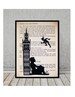 When Wendy Grew up, Peter Pan And Wendy Vintage Book Page Print, Peter Pan Prints Children Stories, Peter Pan, Vintage Peter Pan book 