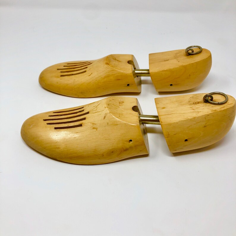 Vintage Wood Shoe Trees Etsy
