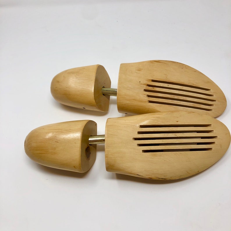 Vintage Wood Shoe Trees Etsy