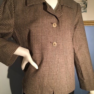 Beautiful Vintage Rosie Fitted Pure New Wool Jacket Size EU 44