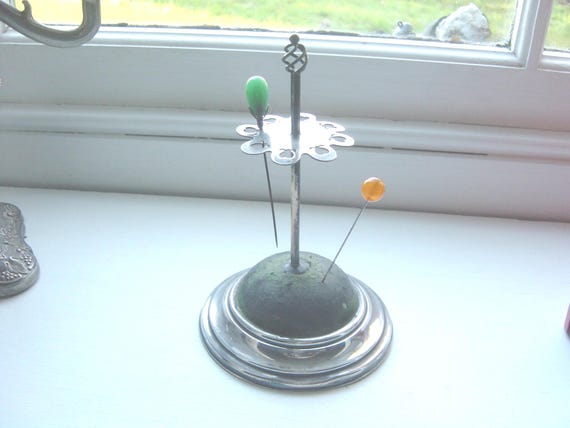 Antique Sterling Silver Hat Pin Stand, Birmingham 1905