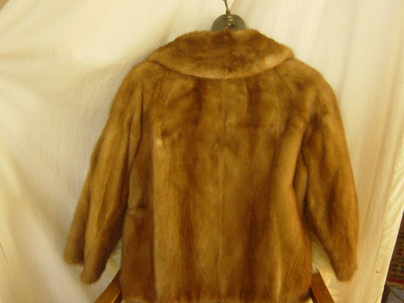 Perfect Vintage Mink Fur Coat Jacket From 1950's Christmas Present