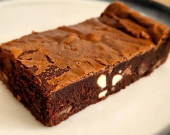 Drievoudige chocoladebrownies