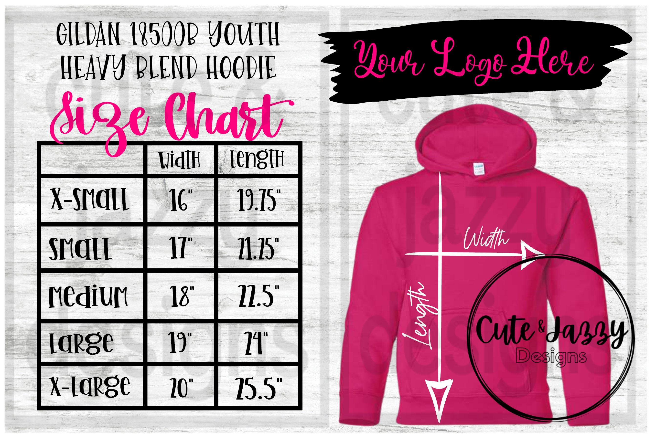 Youth gildan 2025 hoodie size chart