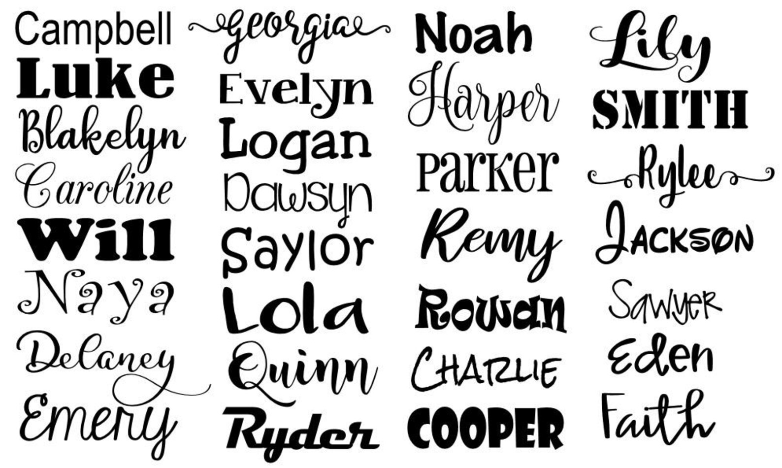 Vinyl Word Sentence Decal Adhesive Craft Project Labels Etsy