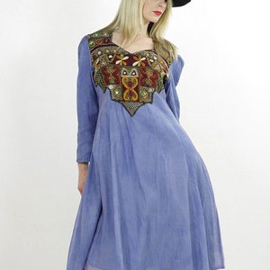 Indian dress vintage embroidered mirror India dress