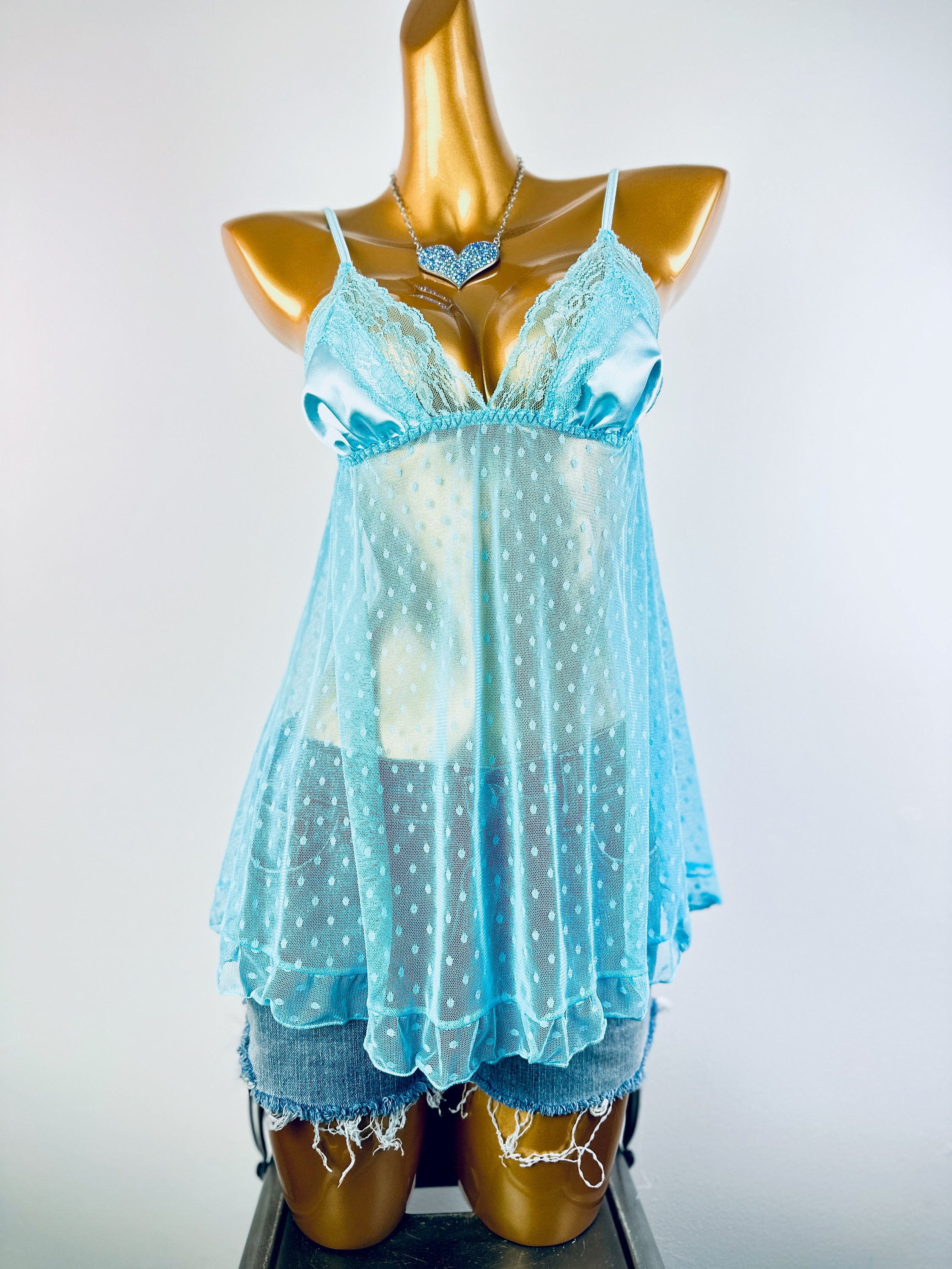 Abito Da Notte Babydoll Trasparente Per Donna - Intimo Seducente Ultra Elastico, Taglia Unica Per Peso 40-75 Kg, Comodo Da Indossare Sotto I Vestiti