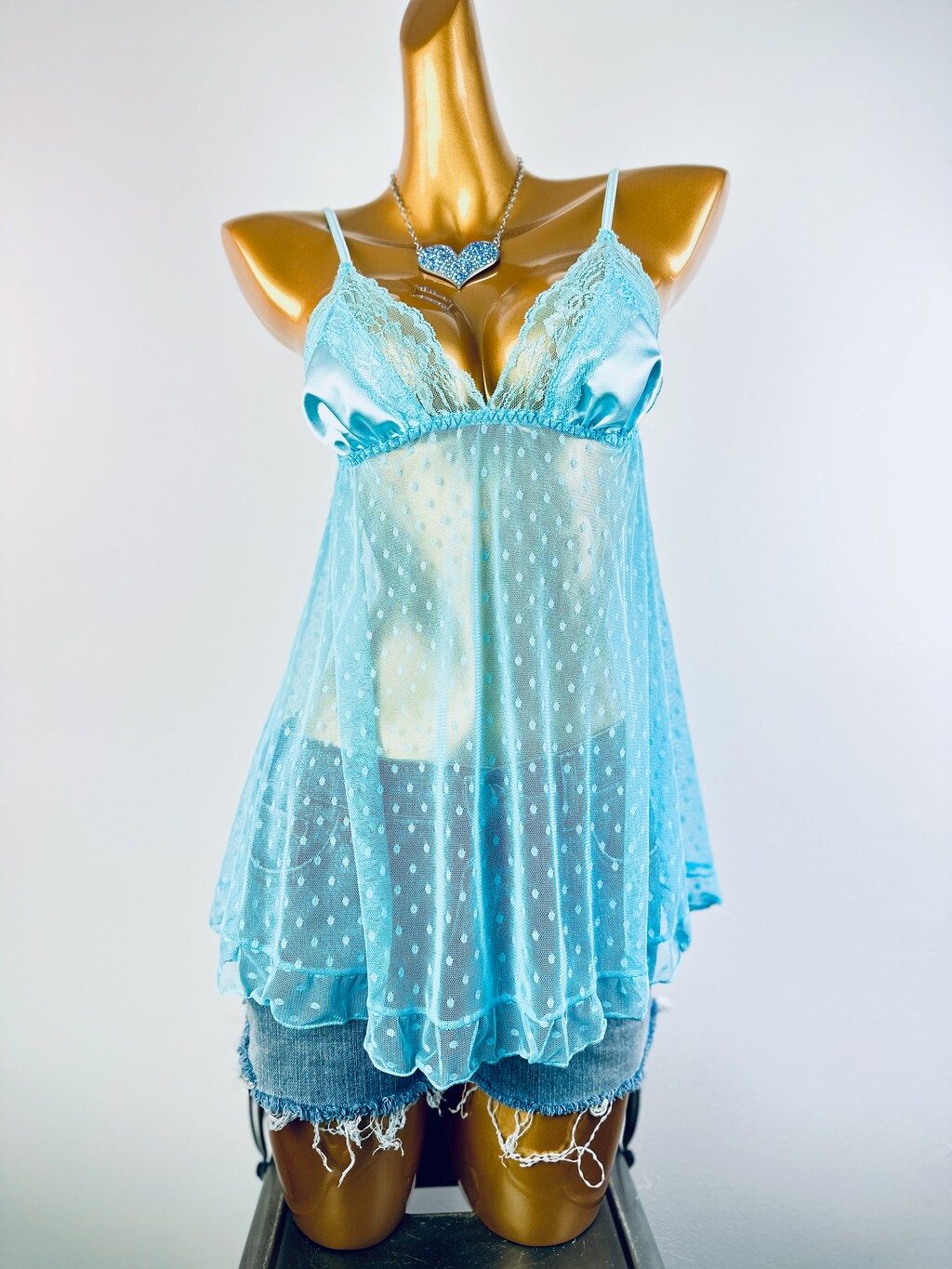Abito Da Notte Babydoll Trasparente Per Donna - Intimo Seducente Ultra Elastico, Taglia Unica Per Peso 40-75 Kg, Comodo Da Indossare Sotto I Vestiti