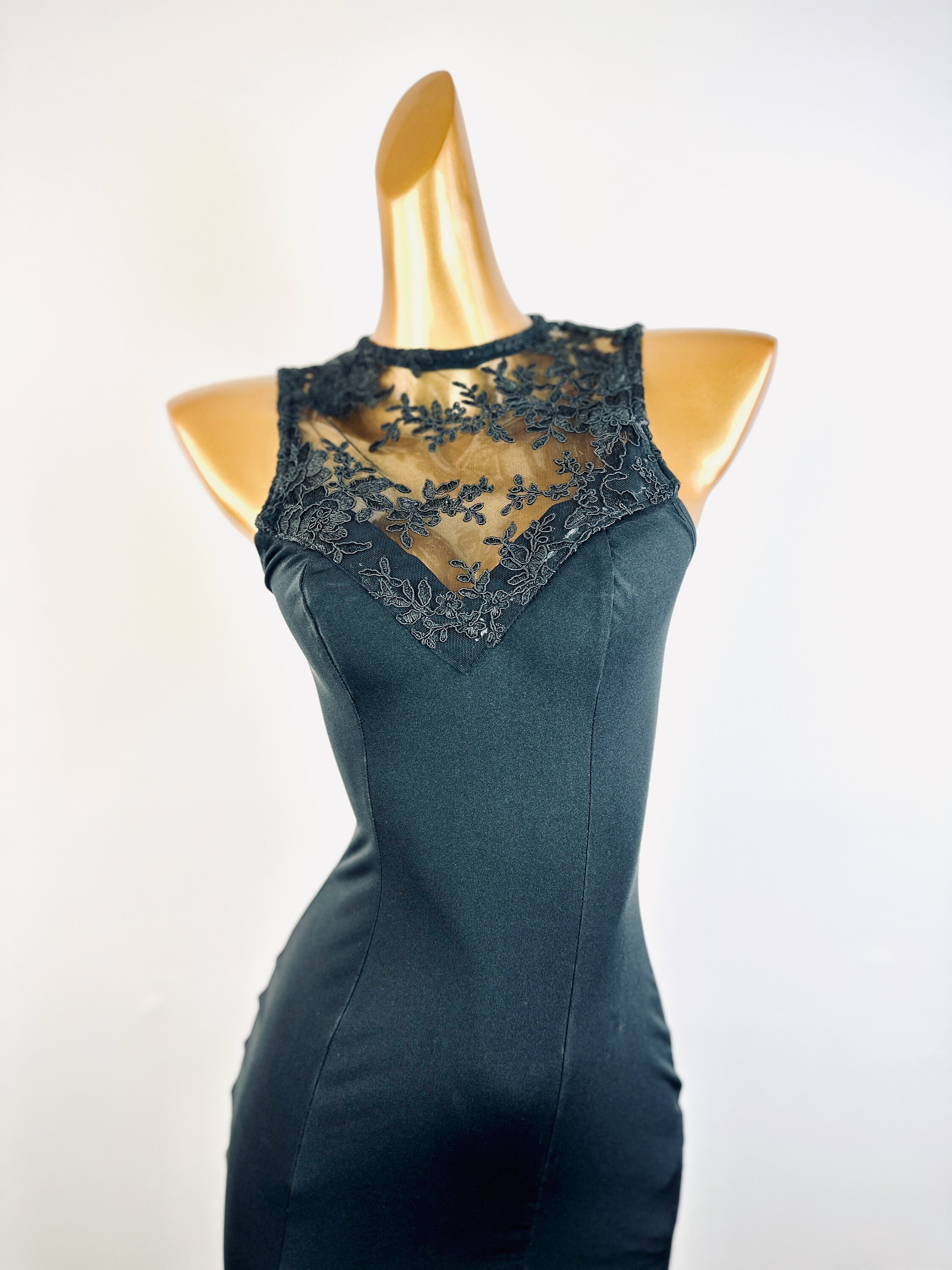 90s Soft Goth Party Dress SZ 18