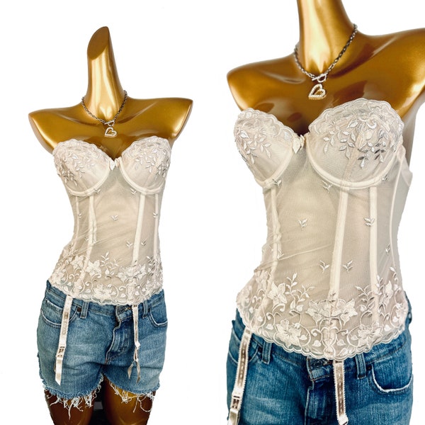 Victoria Secret Lace Corset Etsy