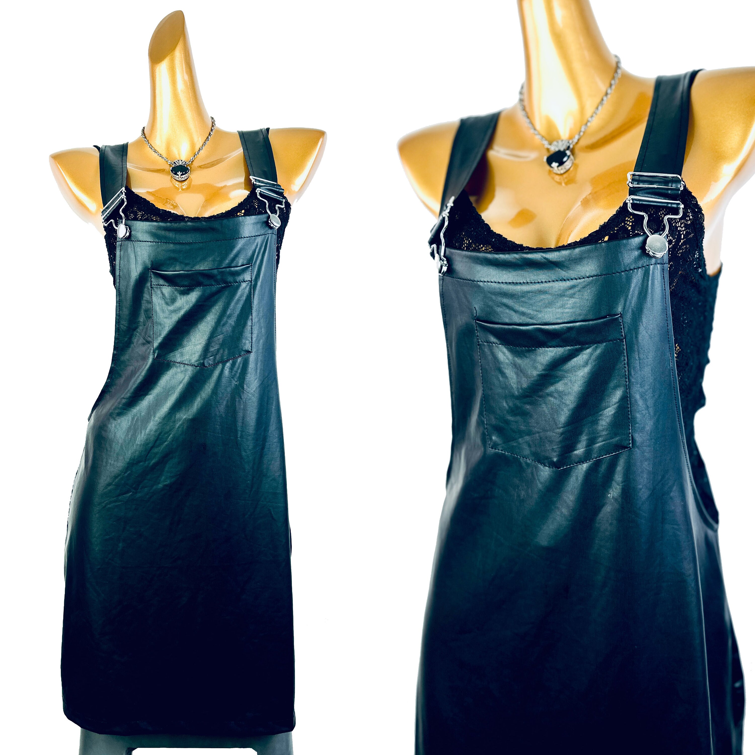 Leather Babydoll Dress - Etsy