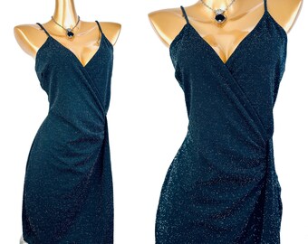 y2k prom dress black formal party cocktail size large