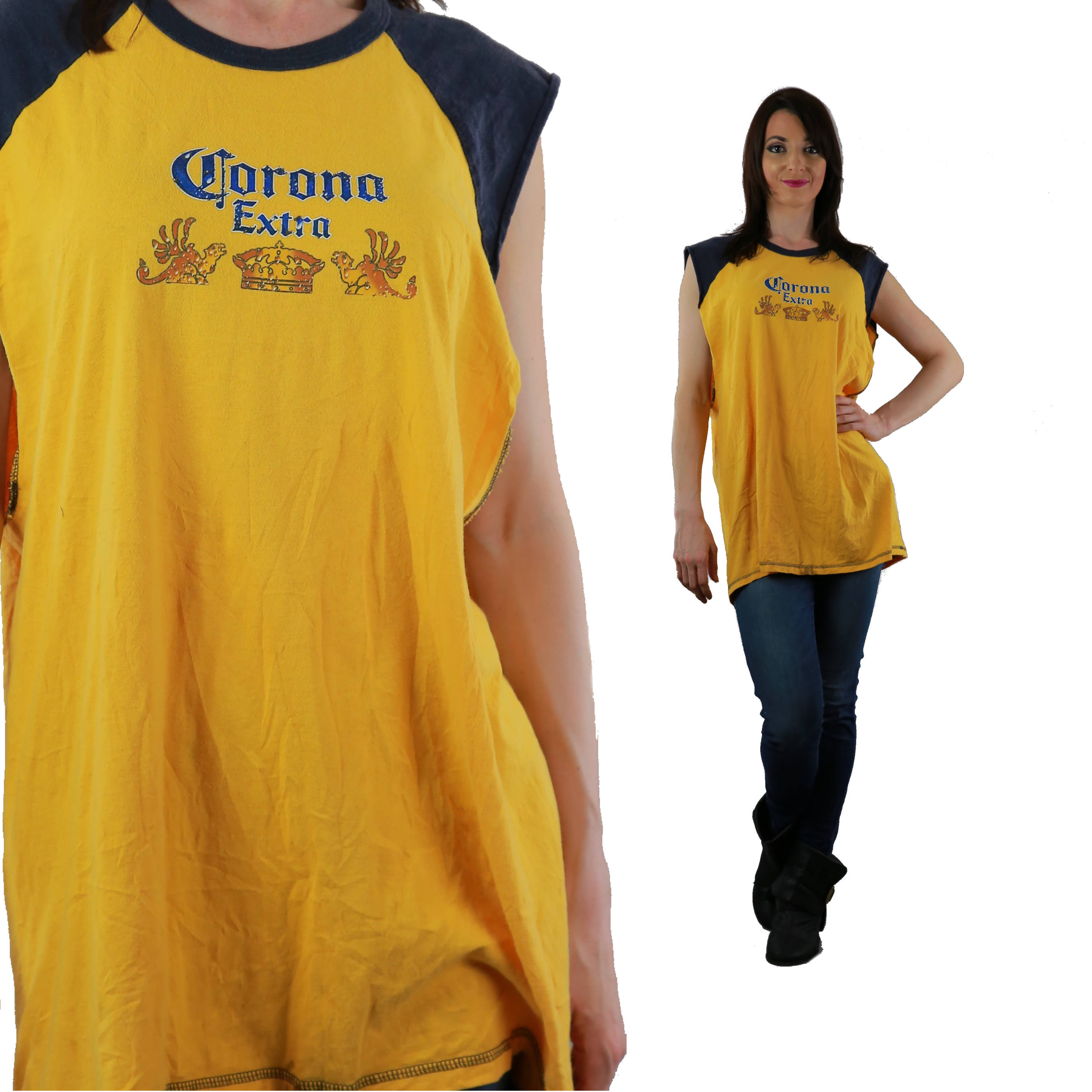 Corona Shirt Vintage Corona Beer Tee T Shirt Size XL - Etsy