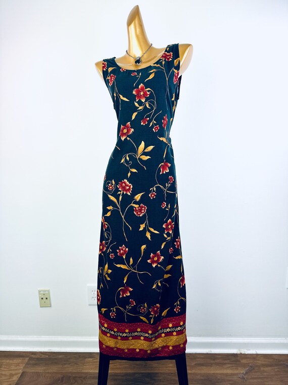 90s cottagecore dress floral babydoll sundress mi… - image 3