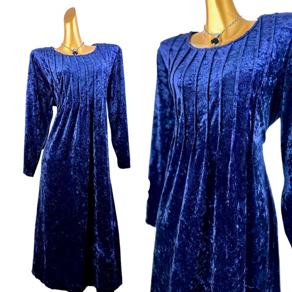 90s grunge dress goth velvet medieval renaissance… - image 1