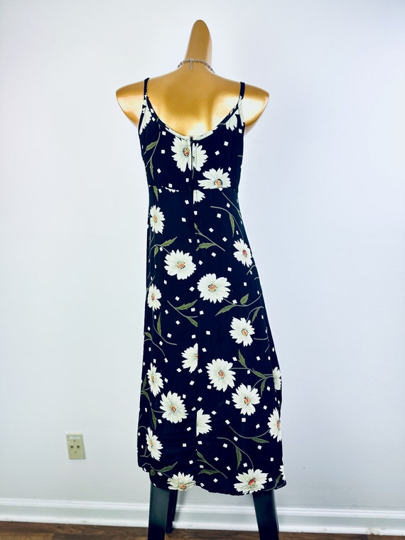 90s grunge dress floral print babydoll sun dress … - image 7