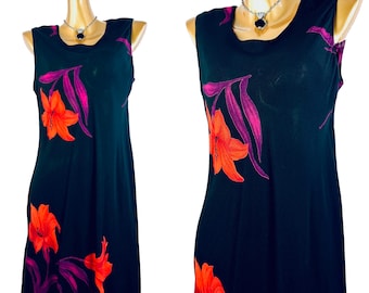 90s cottagecore dress floral babydoll sundress mini length slip size 12
