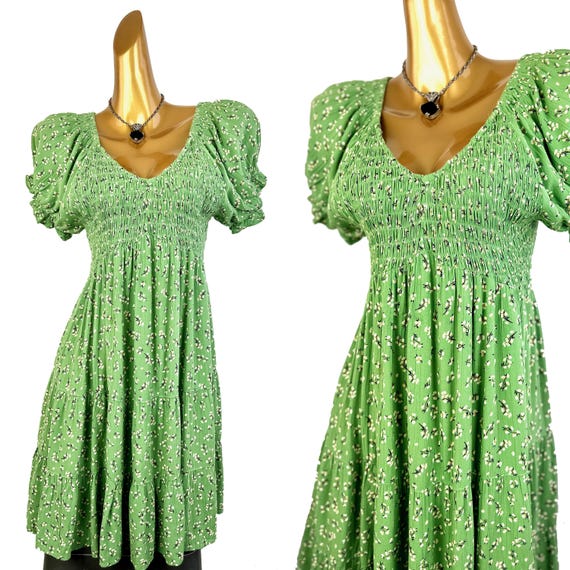 how they dressed in the 2000s Adult Mila Milkmaid Dress – Petite Stitchery main image 0