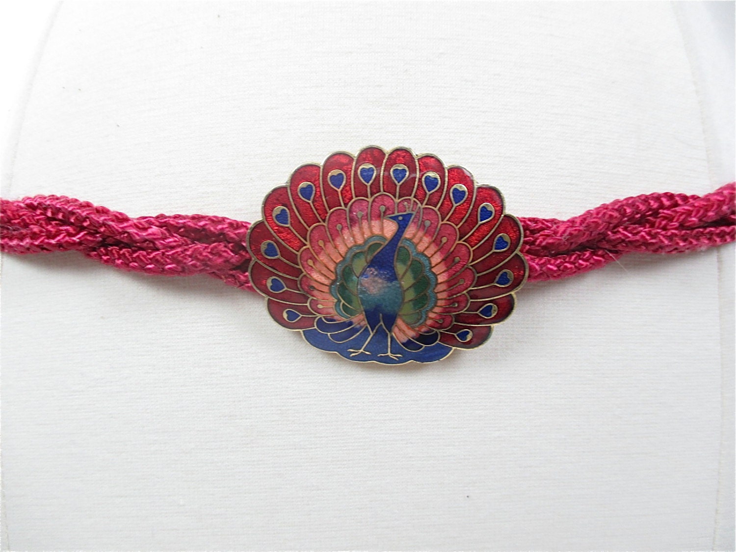Pink Woven Belt Women display picture 1