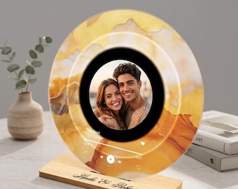 Personalized vinyl record with photo, Song Photo Vinyl Record, Personalized Music Gift, Poster Insert, Acrylic Plaque, Gift For Music Lovers