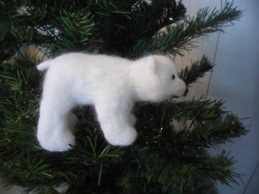 Polar Bear Cub Needle Felting Tutorial PDF Etsy