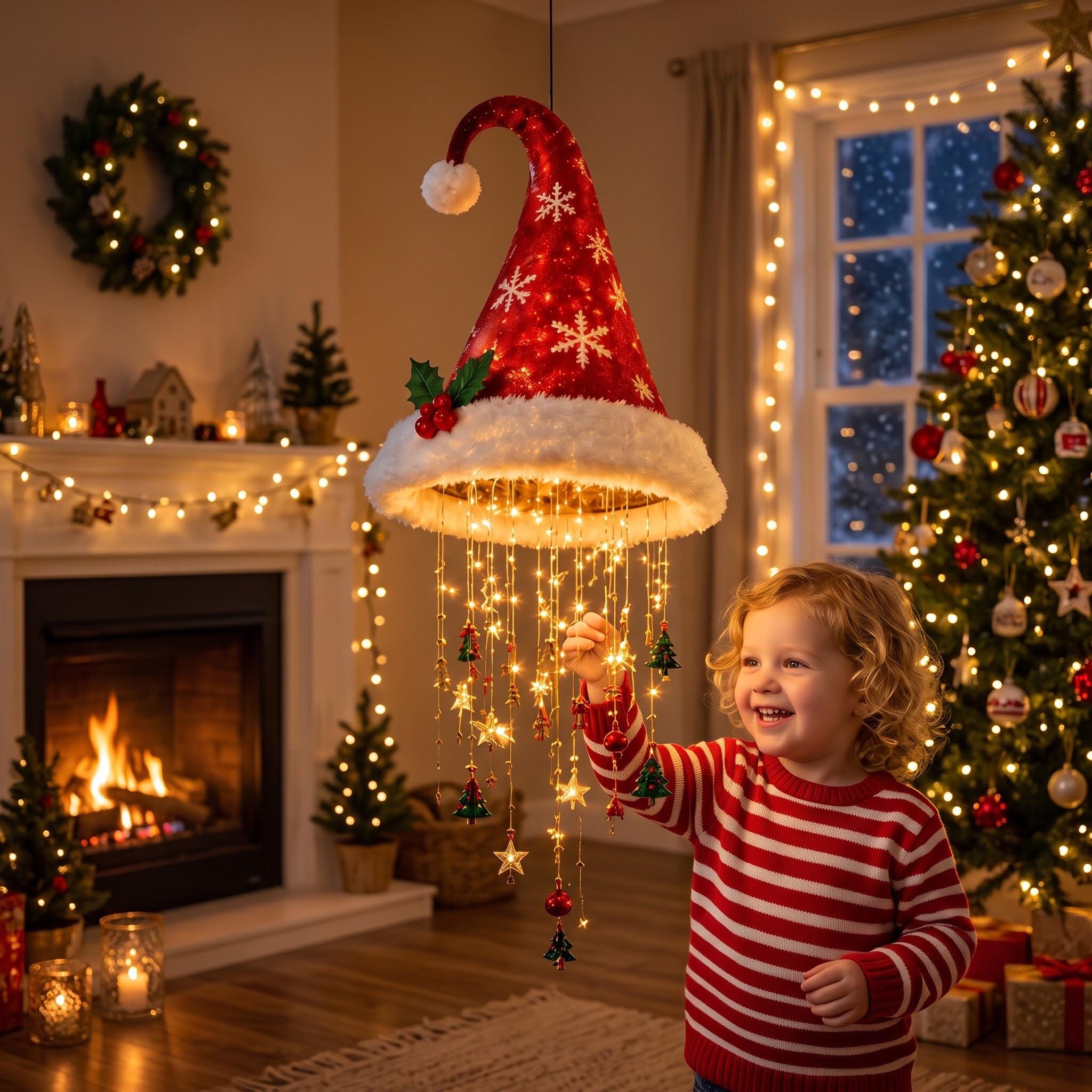 Vintage Santa Light - Etsy