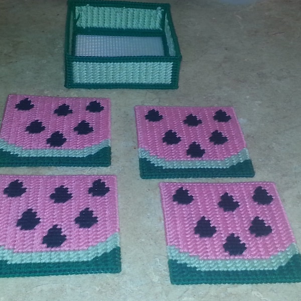 Plastic Canvas Coasters - Etsy