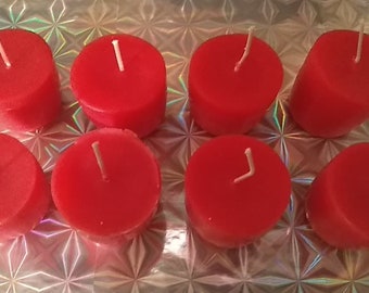 Handmade Poured McIntosh Apple Votive Candles