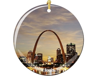 St. Louis Porcelain Christmas Ornament Decoration