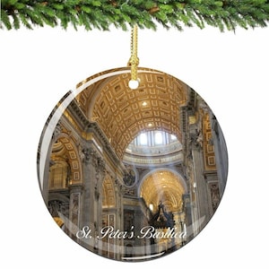 St. Peter&#39;s Basilica Christmas Ornament Porcelain