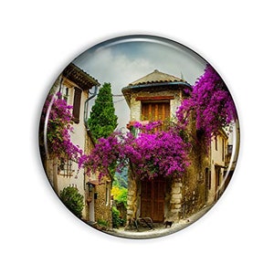 Provence Magnet Strong and Flexible Provence Refrigerator Magnet 1.1 Inch Epoxy Dome