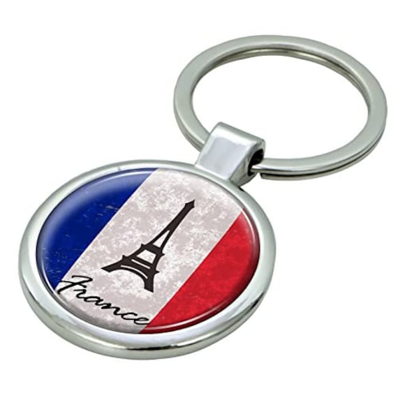 VINTAGE : PORTE-CLÉS : FLEUR DE LYS en métal EUR 3,40
