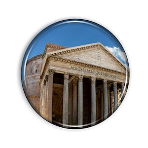 Rome Pantheon Magnet: Flexible Epoxy Dome Refrigerator Decor
