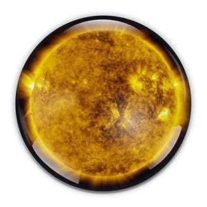 Sun Paperweight in Gift Box, 3 Inch Crystal Dome, Perfect for House Warming Gift