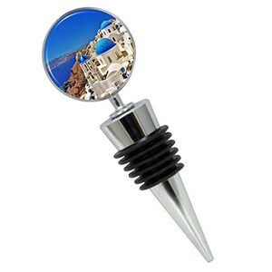 Greece Wine Bottle Stopper In Gift Box, Perfect For House Warming Gift