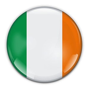 Irish Flag Paperweight in Gift Box, 3 Inch Crystal Dome, Perfect for House Warming Gift