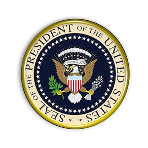 Presidential Seal Magnet: Strong Flexible Refrigerator Decor