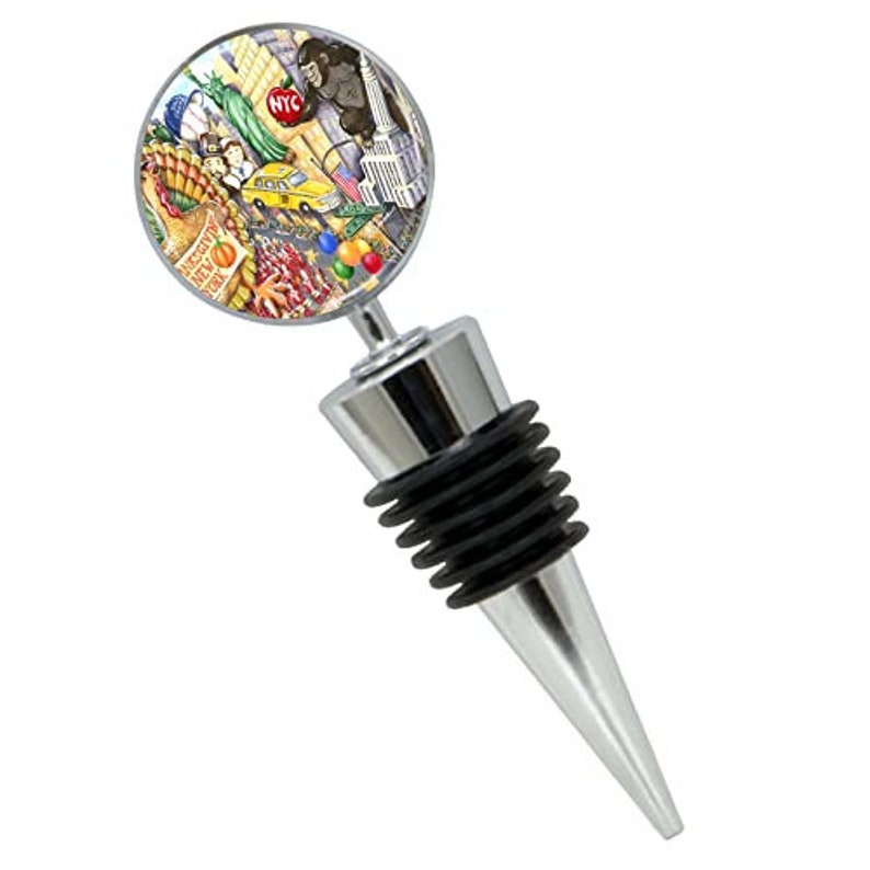Chuck Fischer Thanksgiving Day Parade Wine Bottle Stopper