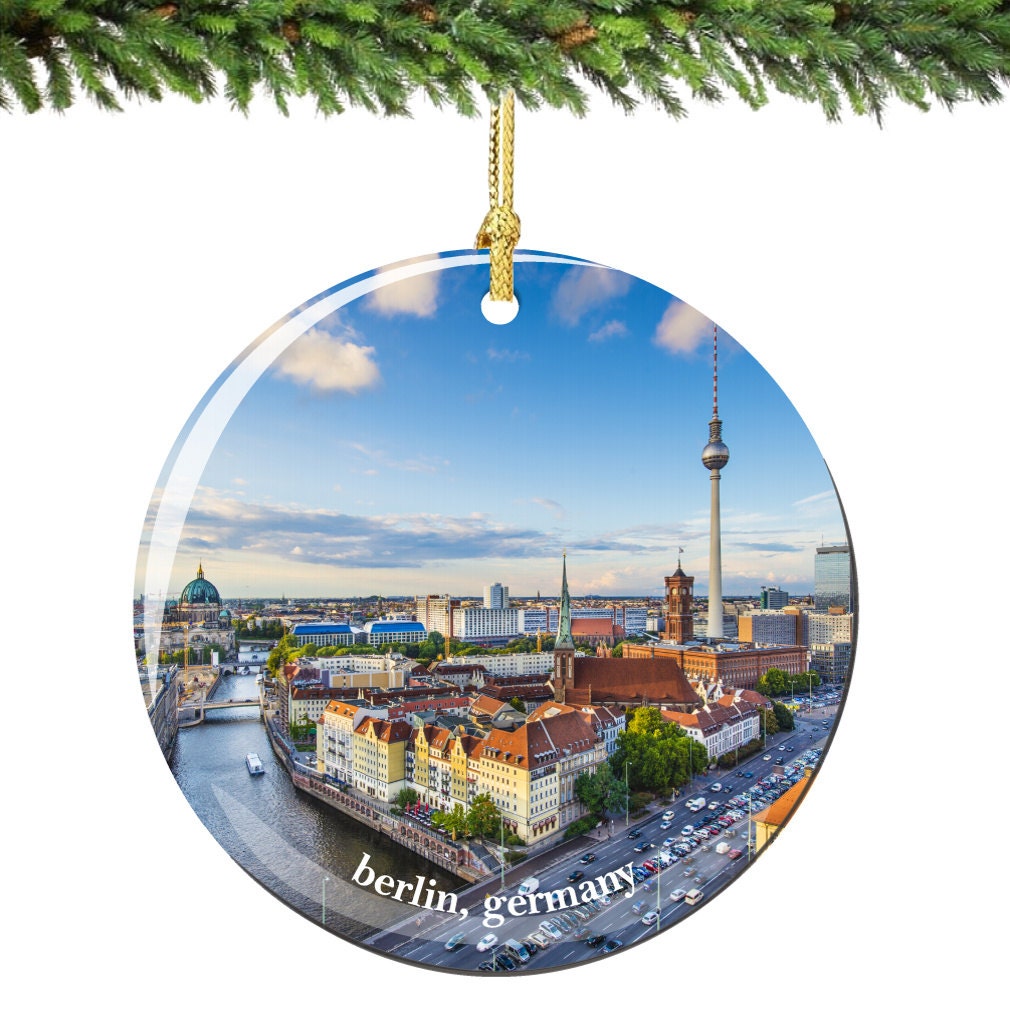 Berlin Christmas Ornament of Germany in Porcelain Double | Etsy