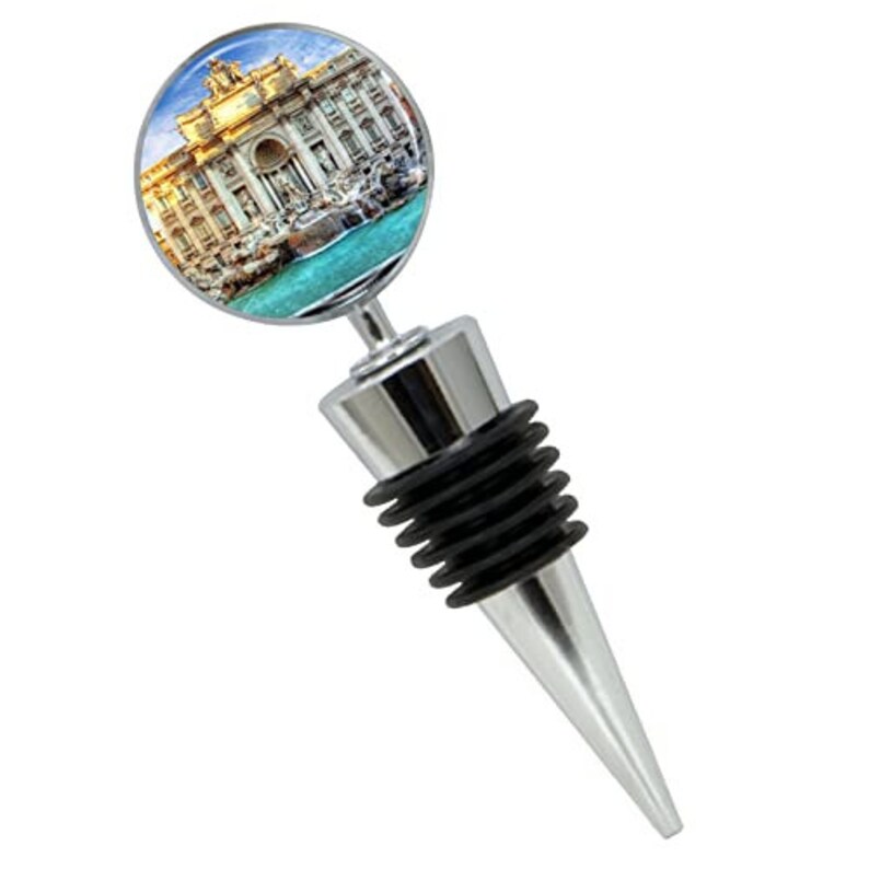 CitySouvenirs Rome Trevi Fountain Wine Bottle Stopper