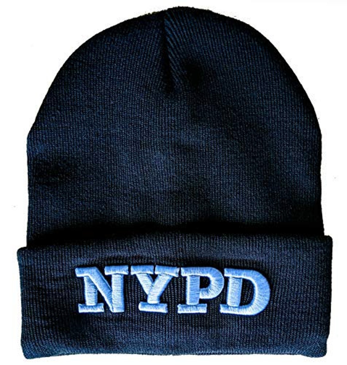 NYPD Winter Hat New York Police Department Navy & White One - Etsy