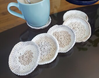 CROCHET PATTERN Spiral Coasters / Beginner-Friendly / PDF Pattern