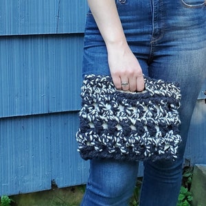 CROCHET PATTERN Penny Black Handbag / Crochet Bag / Crochet Purse / Crochet Handbag